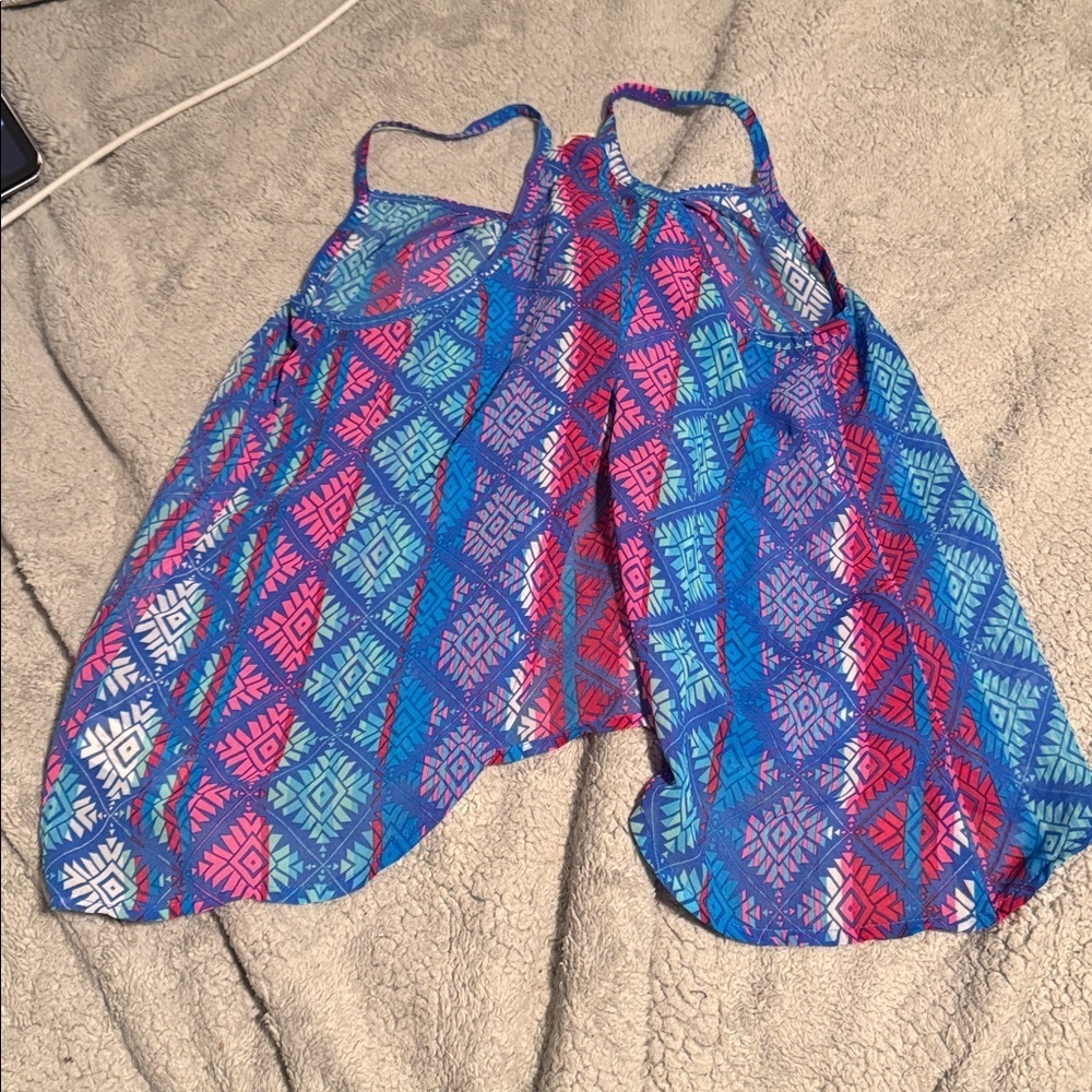 Colorful Geometric Patterned Blouse - Picture 2 of 3